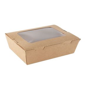 CAJA KRAFT 900 ML C/VENTANA PACK 10 UNIDADES