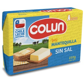 MANTEQUILLA COLUN S/SAL 250 GR